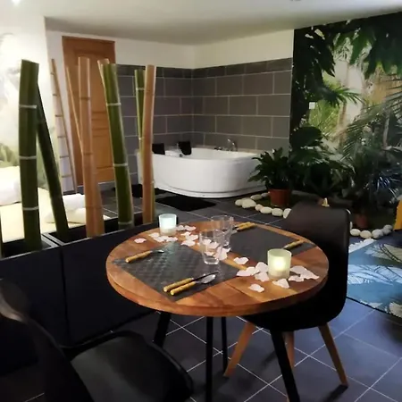 Romantique A Avec Jacuzzi - 35m² Apartment Baixas